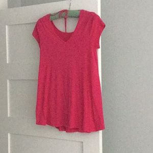 Cute pink top with bow detail in back